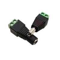 5.5*2.1mm mâle connecteur cc/adaptateur de prise cc/adaptateur de prise d'alimentation cc en vrac RF mâle femelle prise Nakamichi banane mâle Jack