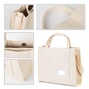 Borsa da viaggio in velluto a coste con tracolla a tracolla Hobo Casual piccola da viaggio personalizzata da donna - Product Image 6