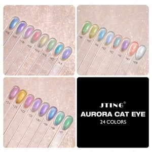 Vernis Gel Effet Œil de Chat JTING Aurora Shell 24 Couleurs Sans HEMA Sans TPO OEM ODM Vernis à Ongles Gel Effet Œil de Chat Marque Privée Personnalisation Gratuite - Product Image 4