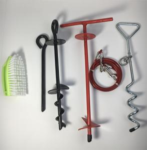 Pile de traction fixe et portable personnalisée pour l'extérieur corde d'attache pieu pour chien jouets pour voyage de qualité transporteurs d'animaux de compagnie - Product Image 5