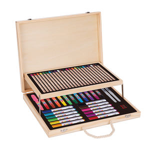 12-Farben-Aquarellstift Markierung stift Zeichen pinsel Malset wasch bar und ungiftig Mal werkzeug Buntstift Aquarell Stift Set - Product Image 1