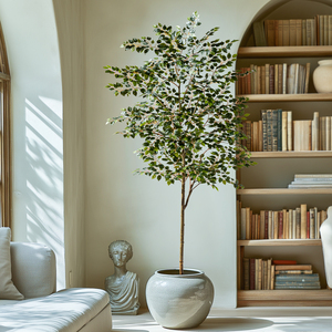 <span class=keywords><strong>Plante</strong></span> artificielle <span class=keywords><strong>en</strong></span> <span class=keywords><strong>pot</strong></span> Banyan Tree, intérieur/extérieur, 6 pieds de haut, herbe verte jaune, palmier, décoration de maison et de bureau, grande verdure - Product Image 4