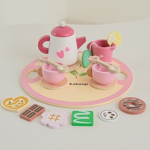 Nouvel Arrivage en Gros : Ensemble de <span class=keywords><strong>Thé</strong></span> en Bois Montessori, Jouets d'Imitation, Jeux Interactifs Amusants Parents-Enfants - Product Image 1
