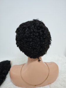 Letsfly 49$ HD 13x4 Lace Front <b>Pixie</b> Cut <b>Wig</b> Hot Sale <b>Pixie</b> Cut 3C Baby Hair HD Lace Human Hair Lace Front <b>Wig</b> 100% human hair - Product Image 6