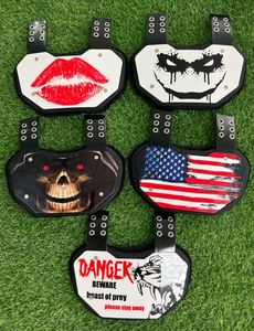 नए फुटबॉल गियर आराम रियर निचले बैक रक्षक रग्बी अमेरिकी फुटबॉल बैकप्लेट वेंट्स कंधे पैड के साथ - Product Image 3