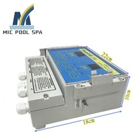 Contrôleur numérique automatique de système de contrôle de qualité de l'eau d'équipement de piscine pour le Ph et l'orp de l'eau d'essai
