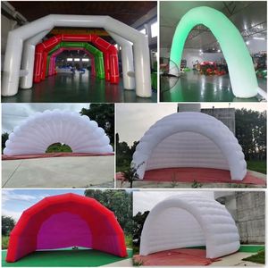 Globo de nieve inflable personalizado con arco de tienda y soplador de aire para publicidad eficaz - Product Image 3