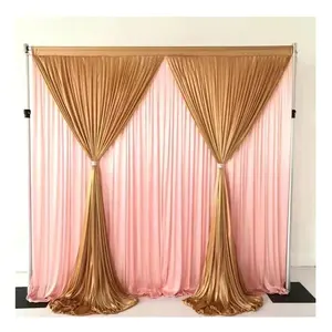 Kindawow Backdrop Pipe Drape With Base Plate Adjustable Drape And Pipe Kit Circle Canopy For Wedding Events