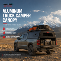 Tapa de Caja de Camioneta de Aleación de Aluminio Hecha a Medida con Techo Rígido Personalizado para Chevy Silverado 1500 Backcountry Overland