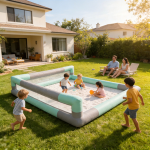 <span class=keywords><strong>Piscina</strong></span> Inflable de PVC, Fácil de Instalar, Grande, para Exteriores, Parque Acuático Infantil, Pesca, Natación, Juegos de Arena, Parque de Fantasía - Product Image 4