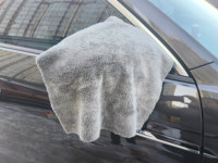Serviette de lavage microfibre corail sans ourlet en chamois, séchage rapide, haute qualité, 80% polyester 20% polyamide, pour voitures, 20*20cm
