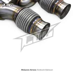 Échappement arrière Boska avec valve OEM pour McLaren Artura Spider 3.0T 2023-2025, haute performance, course, en acier inoxydable 304 - Product Image 5