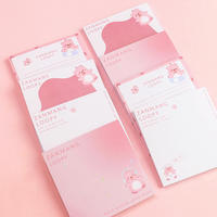 Vente en gros de notes autocollantes et de bloc-notes personnalisés imprimés Kawaii Offre Spéciale la papeterie personnalisée et style Kawaii