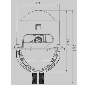 Prix Usine Phare Avant Bi-<span class=keywords><strong>LED</strong></span> 2,5 Pouces H4/<span class=keywords><strong>H7</strong></span> Lentille 6000K 4500LM 12V 60W Super Lumineux avec Ventilateur à Roulement à Billes Amélioré pour <span class=keywords><strong>Peugeot</strong></span> <span class=keywords><strong>307</strong></span> - Product Image 5