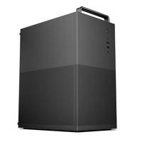 Chasis de Computadora con Torre de Refrigeración de Alto Flujo de Aire, Compatible con Enfriador de CPU de 160 mm, Chasis de PC MATX, Torre de Escritorio con Tipo C