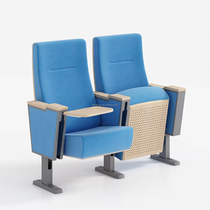 Chaise de cinéma, de théâtre ou d'auditorium durable <span class=keywords><strong>avec</strong></span> tissu d'<span class=keywords><strong>ameublement</strong></span> intérieur et tablette d'écriture - Product Image 3
