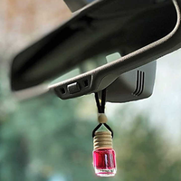 Parfum de voiture de luxe parfum désodorisant suspendu longue durée parfum bouteille en verre diffuseur désodorisant de voiture