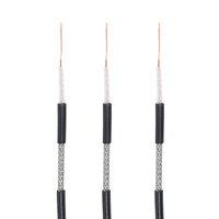 Cable coaxial RF de baja pérdida RG174 de 50ohm para comunicación inalámbrica e instrumento de medición