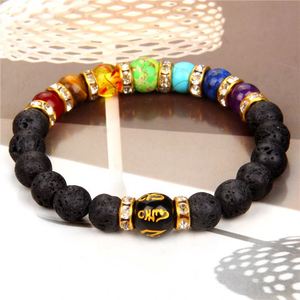 Natural Stone <b>Bracelet</b> Colorful Glass Beaded Third Eye Intuition Expert FBA Friendly Wholesale Discount - Product Image 4