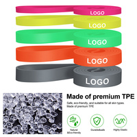 Banda de Resistencia Elástica de TPE de Color Fluorescente para Entrenamiento de Fuerza, Asistencia en Dominadas, Sprints y Flexiones, Personalizable