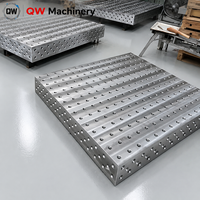 Table de soudage 3D spéciale pour robots, plateforme de fixation modulaire flexible nitrurée pour station de soudage automatisée