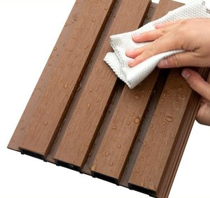 Hiện đại WPC bên ngoài trang trí tường tấm ốp co-đùn <span class=keywords><strong>Panel</strong></span> tường bằng gỗ siding Board tấm Trần - Product Image 2