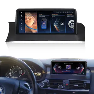 Radio pemutar Multimedia GPS BMW X3 F25 X4 F26, Radio navigasi GPS Android 10.25 13.0 inci ram 4g rom 64g