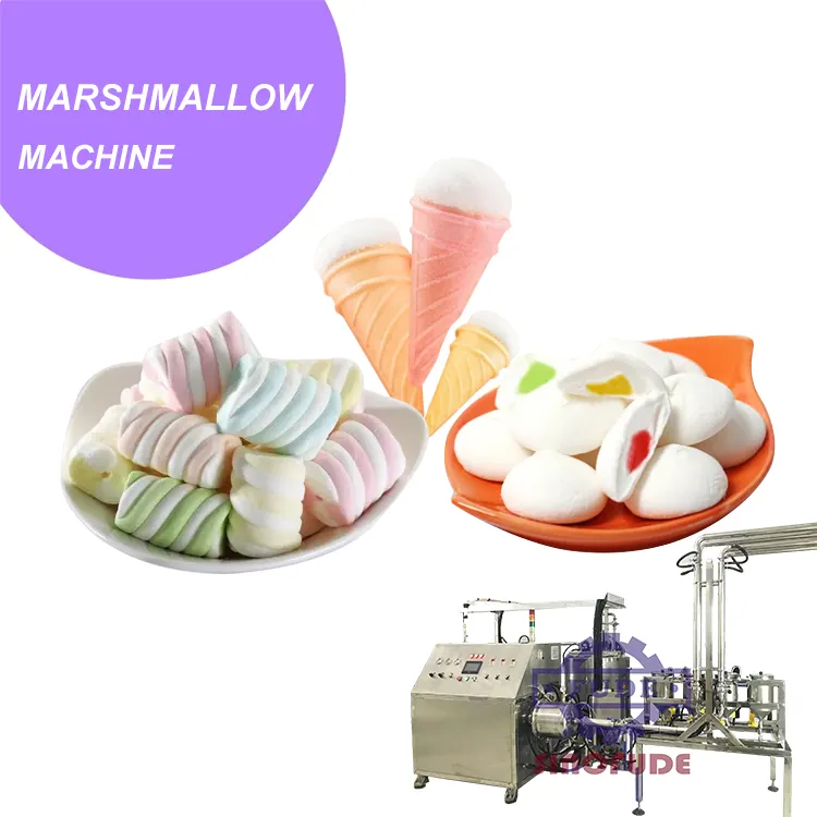 산업 에로스 통풍기 마시맬로 기계 마시맬로 사탕 생산 라인