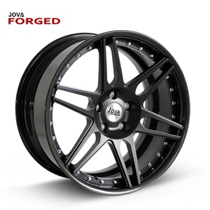 Jantes de voiture de 18 pouces, 19 pouces, 20 pouces, 21 pouces, 22 pouces, roues en alliage d'aluminium forgé de couleur rouge baril et plaque centrale noire, meilleur prix - Product Image 4