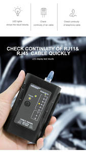 Netzwerk-Kabel-<span class=keywords><strong>Tester</strong></span> RJ45 RJ11 CAT5 <span class=keywords><strong>Cat</strong></span> 5e <span class=keywords><strong>Cat</strong></span> 6 UTP LAN-Netzwerk-Tool-NF-468V - Product Image 5