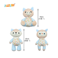 Jouet pour chien en peluche doux et grinçant Famipet, nouveau design animaux colorés sur le thème du printemps, personnalisé par le fabricant