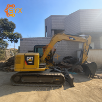 Мощный гусеничный экскаватор CAT 308E2, 49700 Вт, 8 тонн, б/у, для утилизации отходов и строительных работ