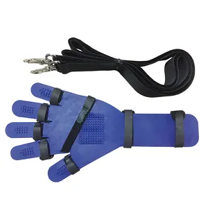 Handfinger-Splint mit Riemen blaue Finger-Splintplatte Handflächeninsuffizienz Hämiplegie Verletzung Erholung feste Sprosse