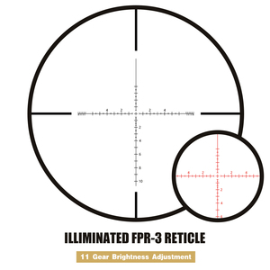 SPINA OPTICS 2-16x56 FFP 56mm Obiettivo a lungo raggio tattico illuminato da caccia - Product Image 5