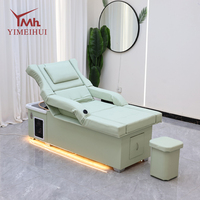 Lit de soin multifonctionnel pour salon, à vapeur et circulation d'eau, détoxifiant du cuir chevelu, inspiré de la relaxation thaïlandaise