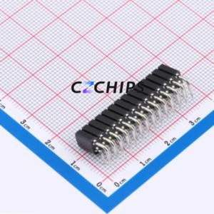 X5521FR-2x14-C70D32-1743 Pin Socket Bent Lead Through Hole,P=2.54mm Connector 2x14P 2.54mm 2.54mm Round Hole - Product Image 2