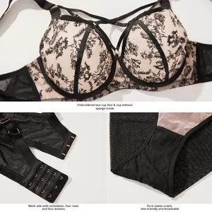 Ventes en gros de sous-vêtements pour femmes, <span class=keywords><strong>lingerie</strong></span> féminine, soutien-gorge sexy grande taille, soutien-gorge d'usine, soutien-gorge en vrac, soutien-gorge personnalisé pour femmes, fabricant de <span class=keywords><strong>lingerie</strong></span> - Product Image 4