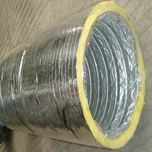 Manguera flexible aislada con lámina de aluminio de doble capa de PVC para sistema de aire acondicionado central y sistema de intercambio de aire fresco - Product Image 2