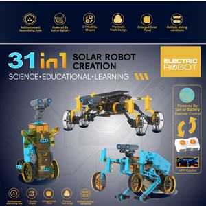 Kit de Construcción de Robot Solar con Control Remoto STEM 31 en 1, Experimento Científico para Niños, Proyecto Robótico Solar DIY, Juguete de Construcción - Product Image 2
