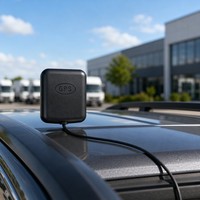 Antena GPS GNSS Magnetik Perekat Hitam Eksternal dengan Pilihan Konektor Model 3M-K2-Z
