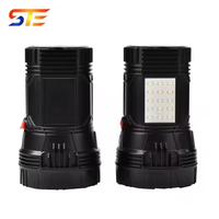Lampe de poche torche LED rechargeable portable étanche et haute puissance IP65 avec corps ABS longue distance