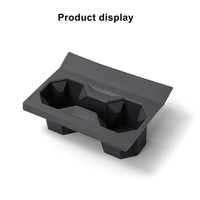 Support de charge sans fil antidérapant en silicone populaire, ajustement personnalisé pour le porte-gobelet de la console centrale du Cybertruck, accessoire automobile
