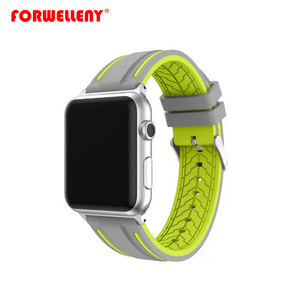 <span class=keywords><strong>Para</strong></span> <span class=keywords><strong>Apple</strong></span> reloj de silicona de doble color deporte correa de reloj <span class=keywords><strong>para</strong></span> <span class=keywords><strong>Apple</strong></span> <span class=keywords><strong>watch</strong></span> serie 4.3.2.1 - Product Image 1