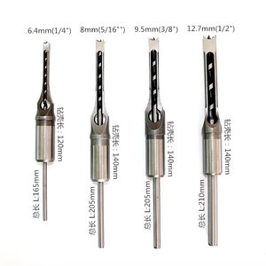 Ensemble de forets hélicoïdaux en acier rapide et carbure, 6-25 mm métrique, 10 mm, 8 mm, foret à trou carré pour bois, outils électriques CNC, travail du bois - Product Image 4