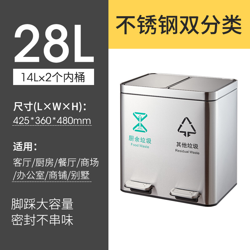 [28L] Acier Inoxydable Double Catégorie