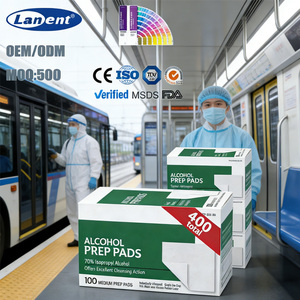 Lingettes alcoolisées pour la maison, format voyage, 400 unités, approuvées par la TSA, éliminent 99,9 % des germes, nettoyage - Product Image 1