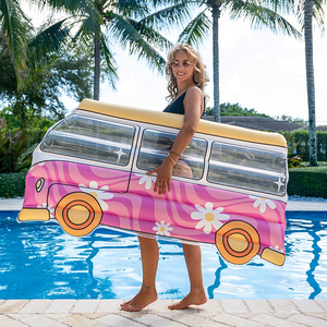 Flotador Inflable <span class=keywords><strong>de</strong></span> PVC Resistente para <span class=keywords><strong>Piscina</strong></span>, Diseño Retro <span class=keywords><strong>de</strong></span> Camioneta, Colchón <span class=keywords><strong>de</strong></span> Aire Duradero, Balsa Inflable, Tapete Flotante para Niños y Adultos - Product Image 6
