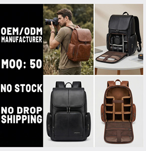 <span class=keywords><strong>Borsa</strong></span> per Fotocamera Digitale Personalizzata, Impermeabile, Compatta in PU, Zaino con Scomparto Imbottito per DSLR/SLR - Product Image 1