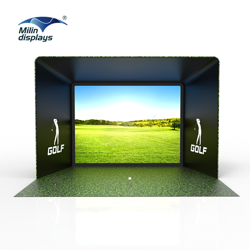 Milindisplays Indoor Home Golf Simulator Enclosure