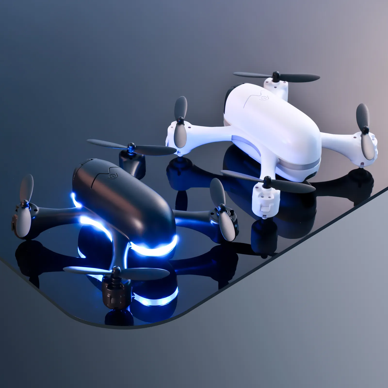 Insta — MINI Drone S88 HD 4K, double caméra avec flux optique FPV, positionnement RC hélicoptère quadricoptère, jouets cadeaux de noël